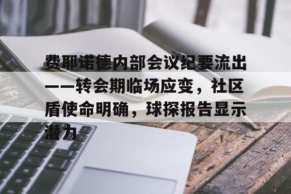 开云体育费耶诺德内部会议纪要流出——转会期临场应变，社区盾使命明确，球探报告显示潜力的简单介绍